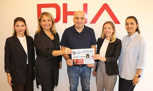 Samsun'da LÖSEV'den DHA'ya Ziyaret