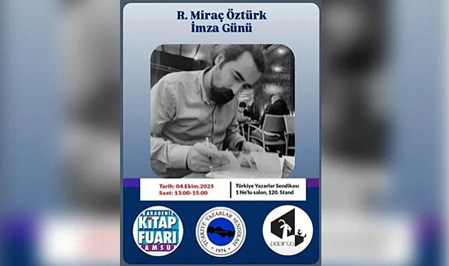 Miraç Öztürk TÜYAP'ta Kitaplarını Gazze İçin İmzalayacak