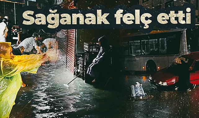 Sağanak Yağış Samsun'da Hayatı Felç Etti