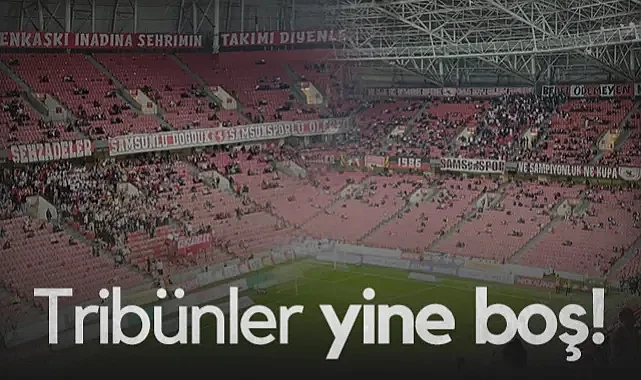Samsun 19 Mayıs Stadyumu'nda Tribünler Karagümrük Maçında da Boş!
