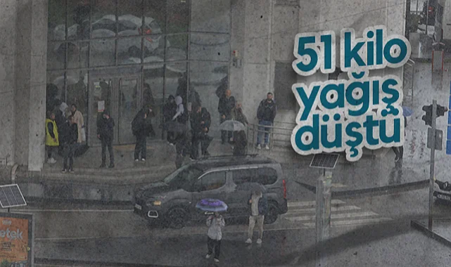 Samsun'a 51 Kilo Yağış Düştü
