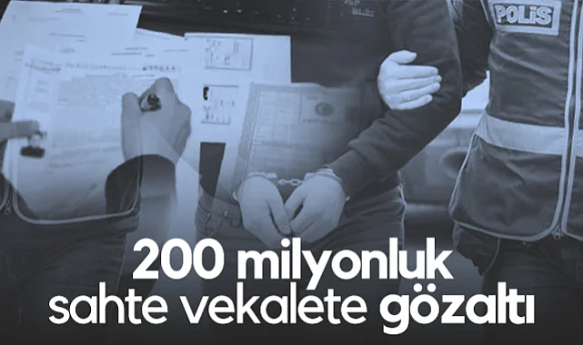 Samsun'da 200 Milyonluk Sahte Vekalete Gözaltı