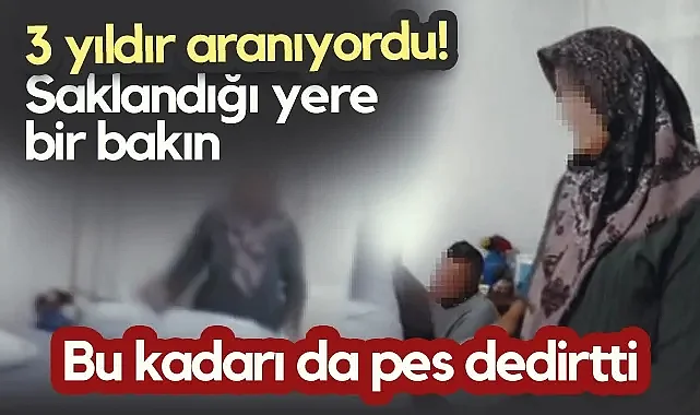 Samsun'da 3 Yıldır Aranan Firarinin Saklandığı Yer Yok Artık Dedirtti...