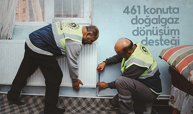 Samsun'da 461 Konuta Doğalgaz Dönüşüm Desteği