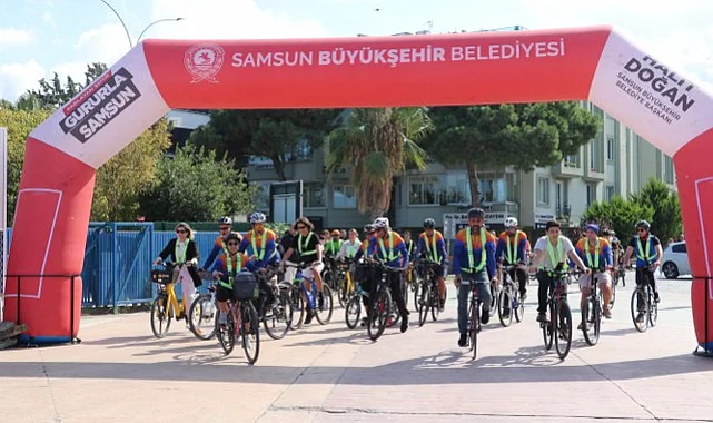 Samsun'da Arabasız Gün Etkinliği'ne Yoğun İlgi