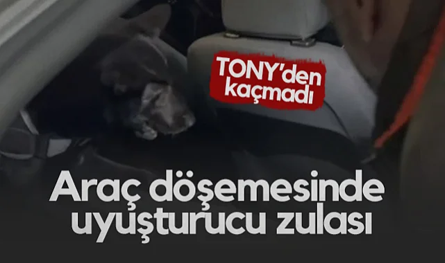 Samsun'da Araç Döşemesinde Uyuşturucu Zulası: TONY'den Kaçmadı
