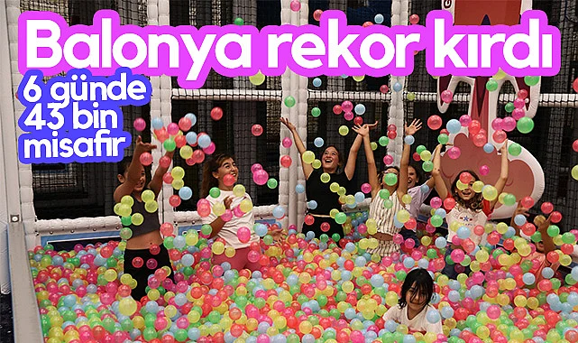 Samsun'da Balonya Rekor Kırdı: 6 Günde 43 Bin Misafir