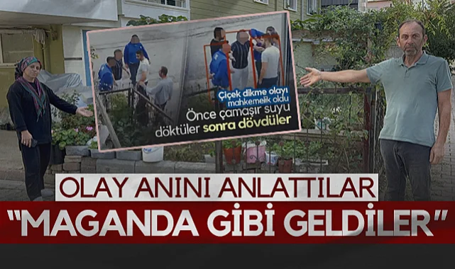 Samsun'da Çiçek Tartışması Saldırıya Dönüştü: Olay Anını Anlattılar!