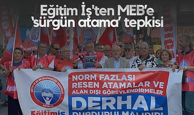 Samsun'da Eğitim İş'ten MEB'e Sürgün Atama Tepkisi