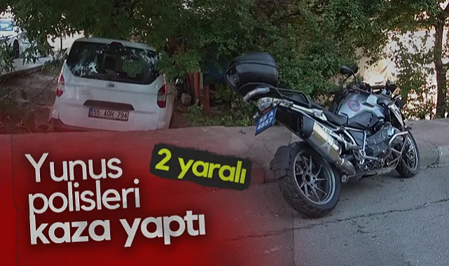 Samsun'da Hafif Ticari Araç ile Motosiklet Çarpıştı: 2 Polis Yaralı