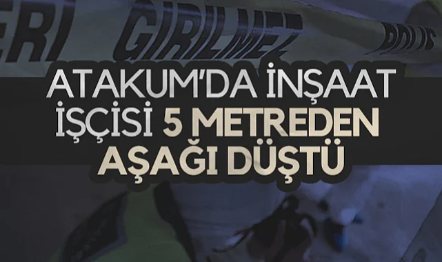 Samsun'da Hastane İnşaatında İşçi 5 Metreden Düştü