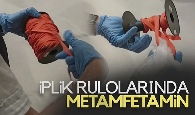 Samsun'da, İplik Rulolarının içine zulalanmış Uyuşturucuyu Ele Geçirdi