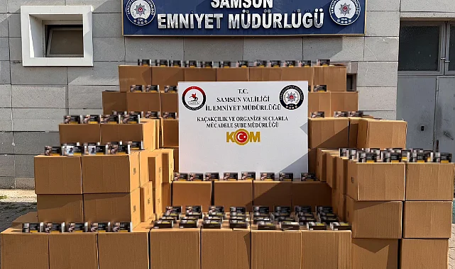 Samsun'da Kaçak Makaron Operasyonu: 3.7 Milyon Adet Ele Geçirildi