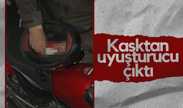 Samsun'da Kaskına Uyuşturucu Saklayan Şahıs Yakalandı