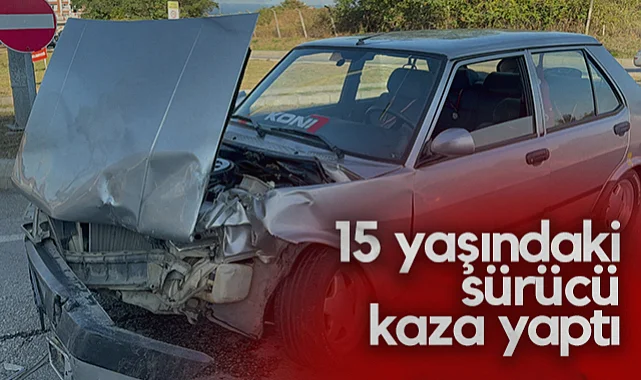 Samsun'da Kavşakta Kaza: 15 Yaşındaki Sürücü Hastanelik Oldu