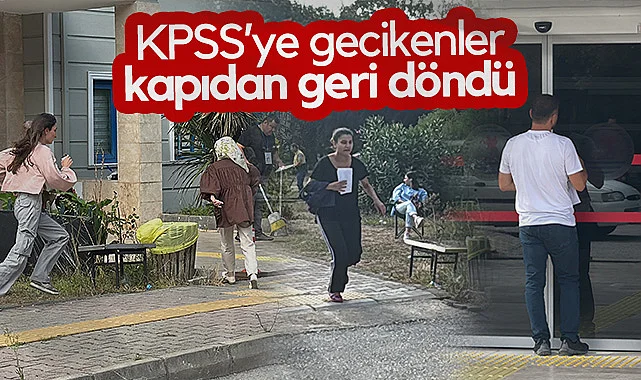 Samsun'da KPSS'ye Yetişemeyen Adaylar Kapıdan Döndü
