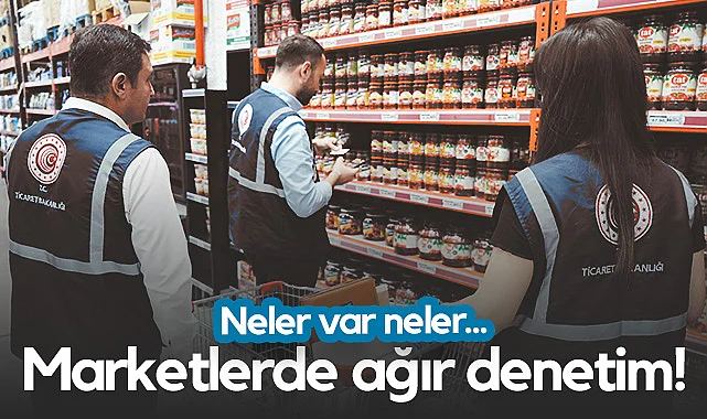 Samsun'da Marketlerde Ağır Denetim! Neler Var Neler...