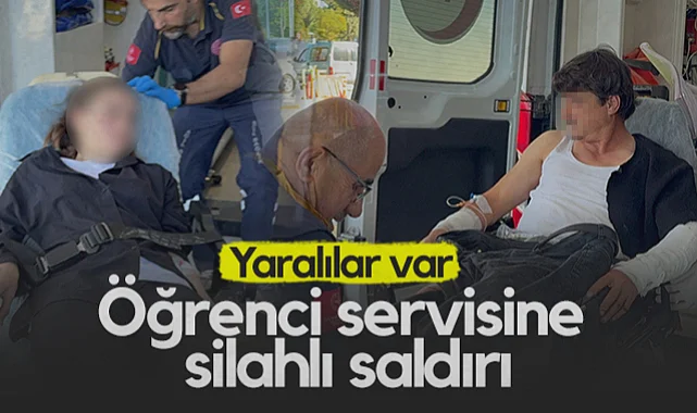 Samsun’da Öğrenci Servisine Silahlı Saldırı