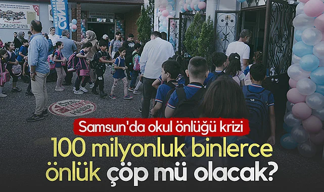 Samsun'da Okul Önlüğü Krizi! 100 Milyonluk Binlerce Önlük Çöp mü Olacak?