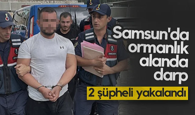 Samsun'da Ormanlık Alanda Darp Olayı: 2 Şüpheli Yakalandı