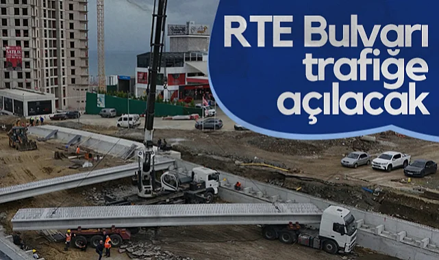Samsun'da Recep Tayyip Erdoğan Bulvarı Trafiğe Açılacak