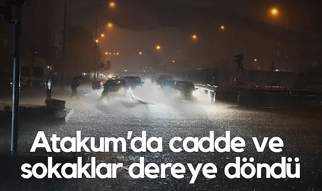 Samsun'da Sağanak Yağış: Atakum'da Ev ve İş Yerlerini Su Bastı
