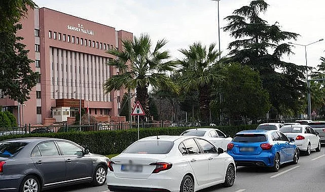Samsun’da Trafiğe Kayıtlı Araç Sayısı Bir Yılda 40 bin 628 Arttı