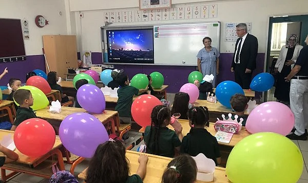 Samsun'da Uyum Haftası Başladı: Minikler Okul Sıralarıyla Tanıştı