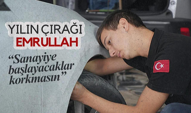 Samsun'da Yılın Çırağı Seçilen Emrullah: Sanayiye Başlayacaklar Korkmasın