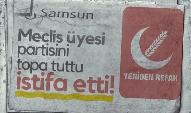Samsun'da YRP'li Meclis Üyesi Partisini Topa Tuttu, İstifa Etti!