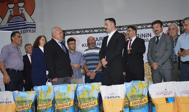 Samsun Havza’da Üreticilere 5 Ton Kanola Tohumu Dağıtıldı