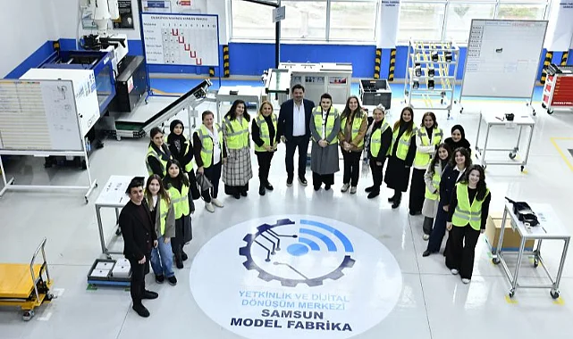 Samsun Model Fabrika'da 15 Kadın Mühendis Mezun Oldu