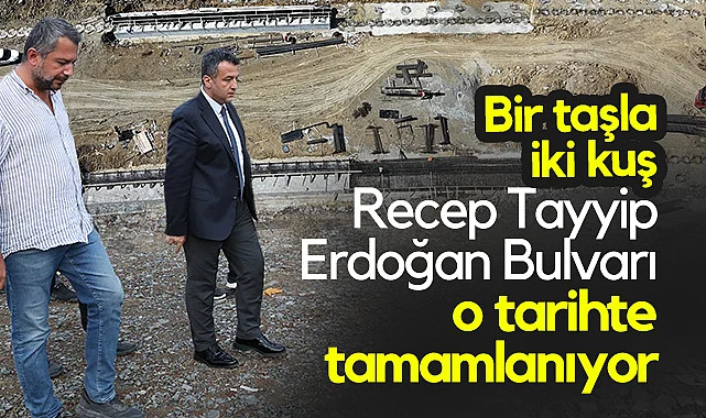 Samsun'da Recep Tayyip Erdoğan Bulvarı O Tarihte Tamamlanıyor