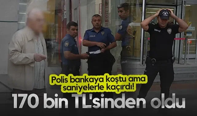 Polis Bankaya Koştu Ama Saniyelerle Kaçırdı! Samsun'da Yaşlı Adamın 170 Bin Lirası Gitti!