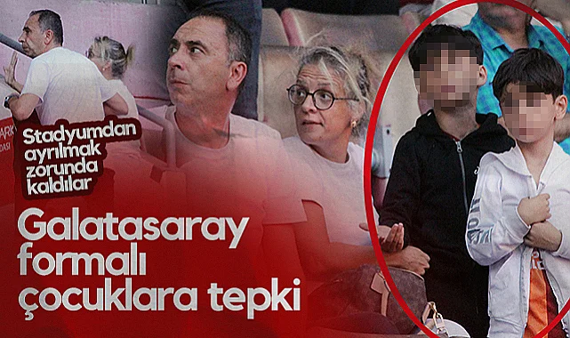 Samsunspor-Antalyaspor Maçında Galatasaray Formalı Çocuklara Tepki