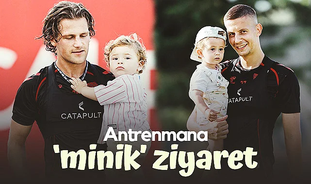 Samsunspor Antrenmanında Sürpriz Ziyaret: Minik Ayaklar Sahada!