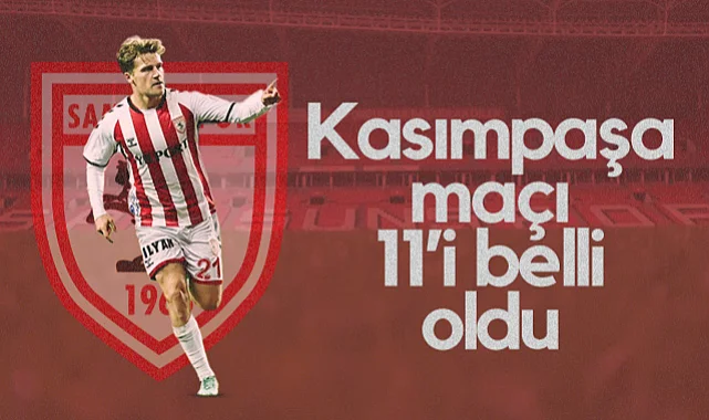 Samsunspor'da Kasımpaşa Maçı İlk 11'i Belli Oldu