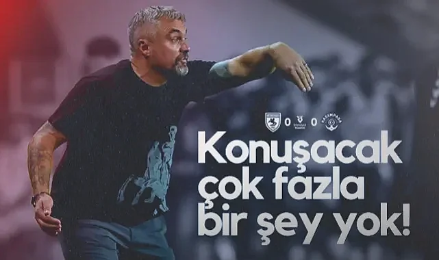 Samsunspor'da Thomas Reis'ten Kasımpaşa Maçı Yorumu: Konuşacak Çok Fazla Bir Şey Yok!