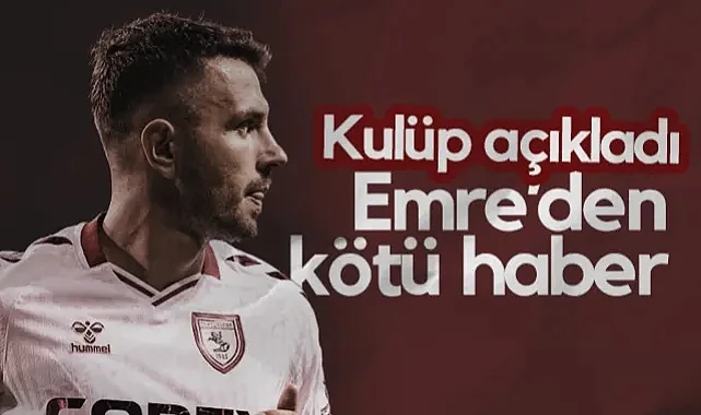 Samsunspor'a Emre Kılınç'tan Kötü Haber