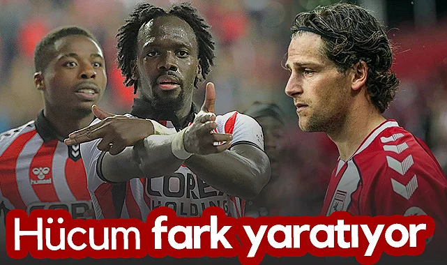 Samsunspor Hücumda İstatistiklerle Fark Yaratıyor