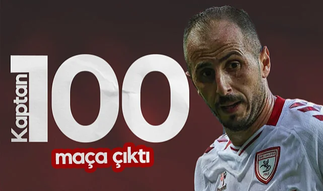 Samsunspor Kaptanı Zeki Yavru 100'ler Kulübünde