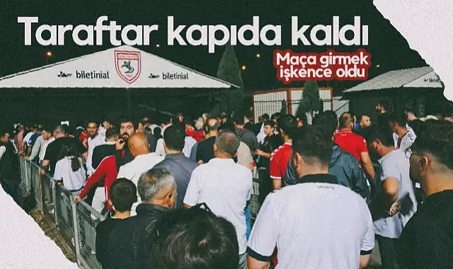 Samsunspor-Kasımpaşa Maçı Öncesi Bilet Krizi: Taraftar Kapıda Kaldı