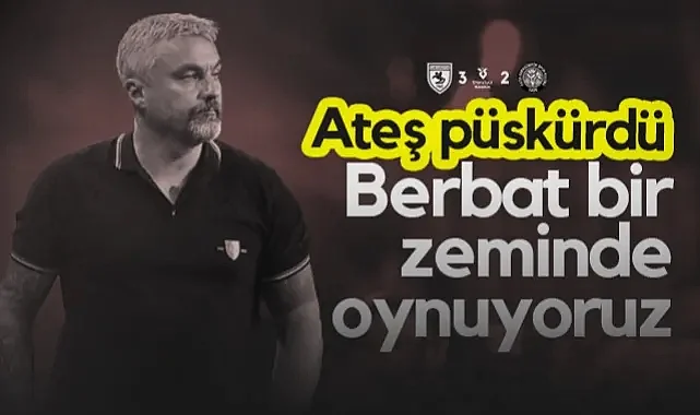 Samsunspor'da Reis Maç Sonrası Ateş Püskürdü: Berbat Bir Zeminde Oynuyoruz
