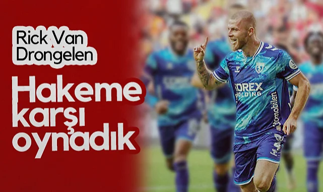Samsunspor'un Stoperi Drongelen: Hakeme Karşı Oynadık