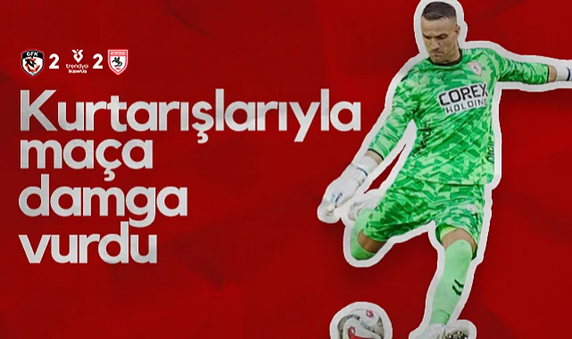 Samsunspor'un Tecrübeli Kalecisi Okan Kocuk, Kurtarışlarıyla Maça Damga Vurdu