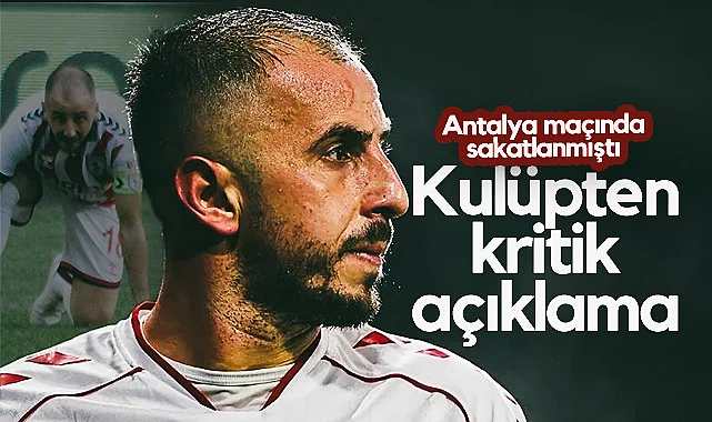 Samsunspor'dan Zeki Yavru'nun Durumu Hakkında Kritik Açıklama