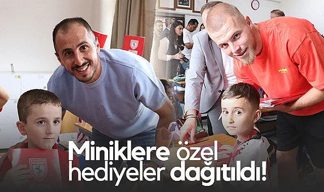 Samsunsporlu Futbolcular, Öğrencilerle Buluştu! Özel Hediyeler Dağıtıldı...