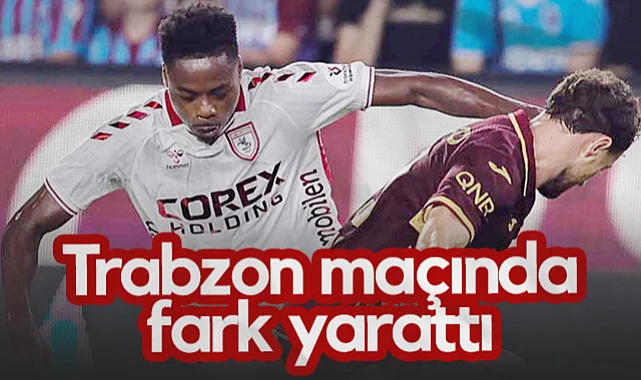 Samsunsporlu Musaba, Trabzonspor Maçında Fark Yarattı