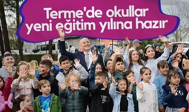 Terme'de Okullar Yeni Eğitim Yılına Hazır