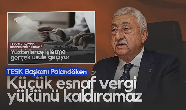 TESK Genel Başkanı Palandöken: Küçük Esnaf Vergi Yükünü Kaldıramaz